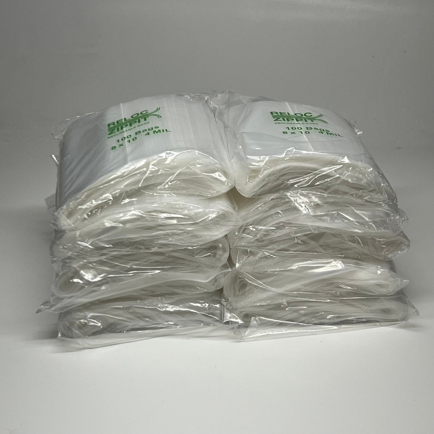 MEDEGEN (1000 Bags) Medical Products Zip Closure Bags Sz 8" x 10" W1420