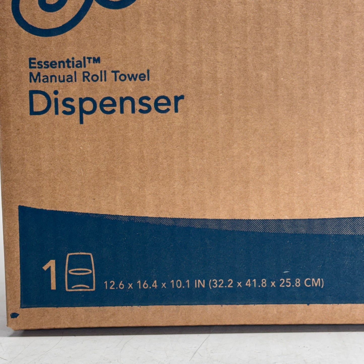 SCOTT Essential Manual Hard Roll Towel Dispenser Sz 12.6" x 16.4" x 10.1", White 46254
