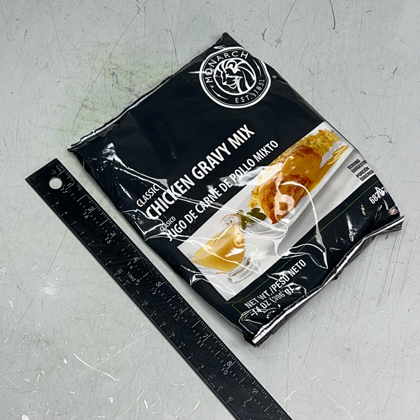 MONARCH (6 PACK) PHO-FREE Shelve Stable Chicken Gravy Mix 14 Oz BB 03/27