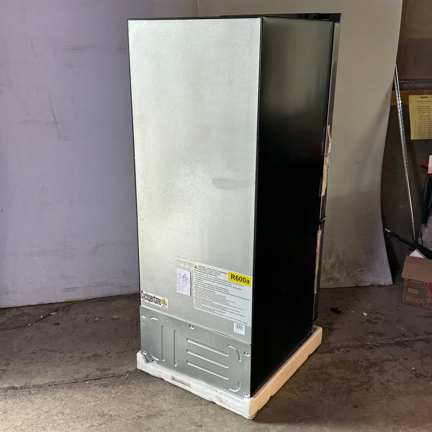 PROFILE RV Refrigerator w/ Freezer Sz 23.6" x 26.6" x 60.4" - PBV10RSTBSS