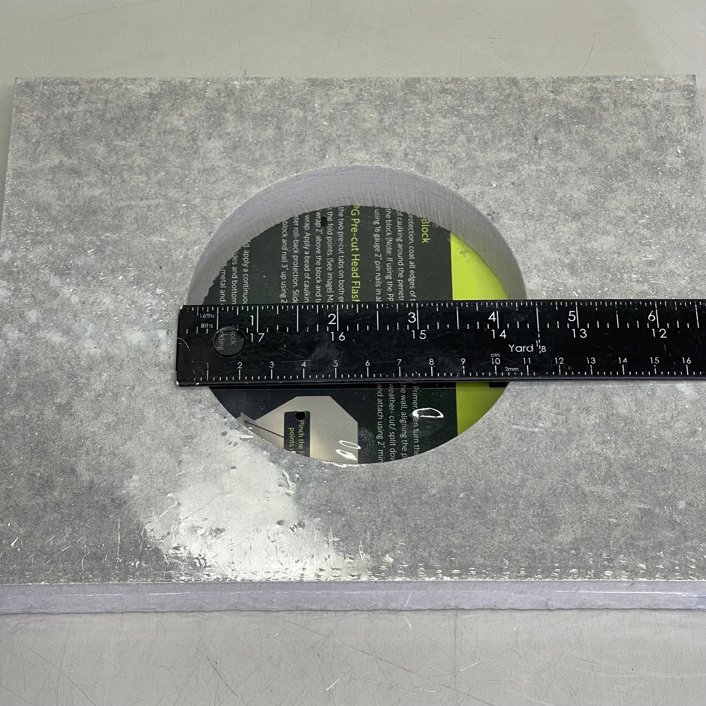 PORTLANDPRODUCTS (10 PACK) Primed Smooth Vent Block O/D 7.25" x 9.25" x I/D 4.25" Grey PPS307VB
