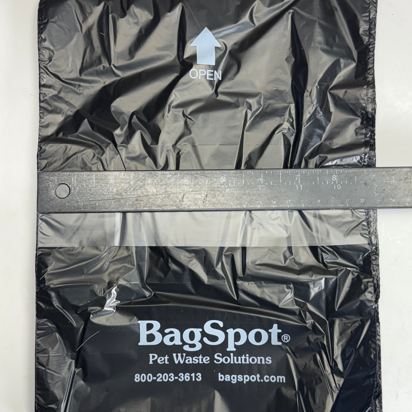 ZA@ BAGSPOT (2000 Bags) Plastic Bags Sz 9"W x 12"H, Black 25081525P