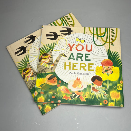 ZA@ YOU ARE HERE (2 PACK) By Zach Manbeck Hardcover Children's Book