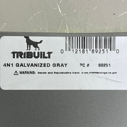 TRIBUILT 4N1 Galvanized Roof Flashing 12" x 16" Base Grey 89251