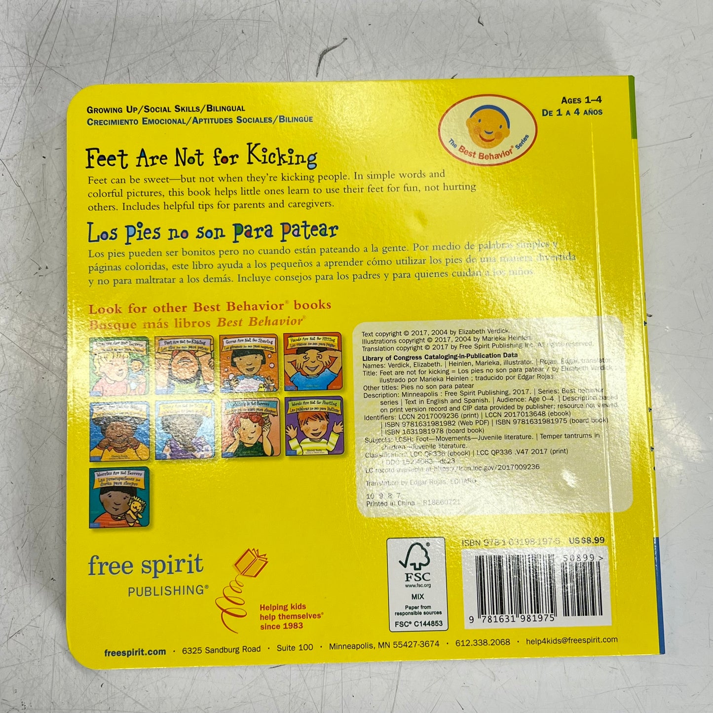 SHELL EDUCATION (SET OF 14) Best Behavior Board Hardcover Books Ages 1-4 685193