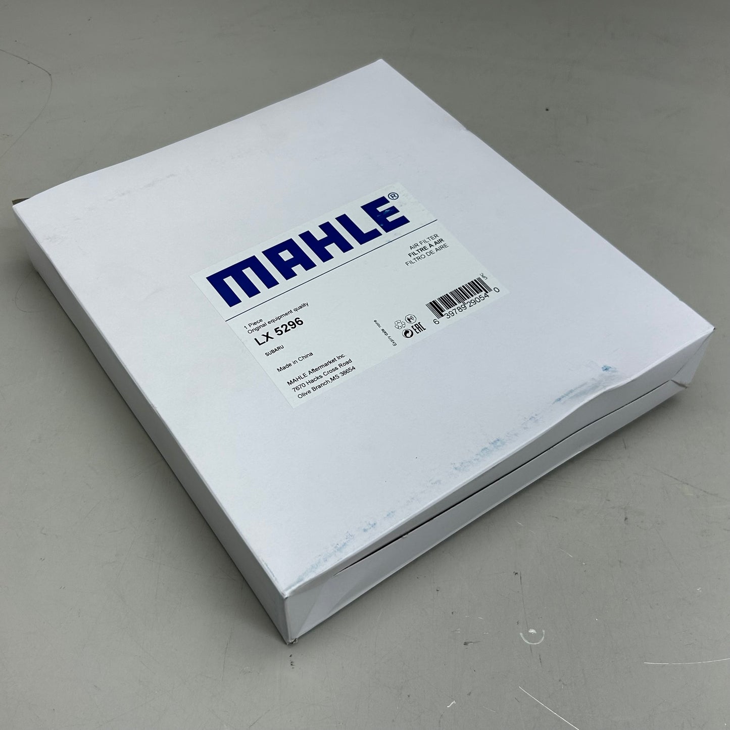 MAHLE Air Filter Replacement Part For Subaru LX5296