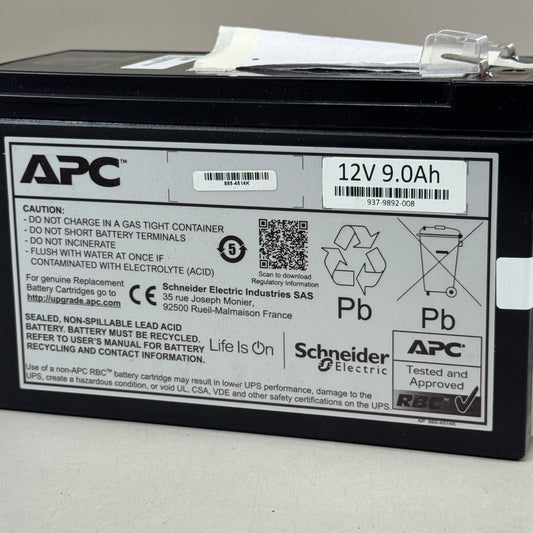 APC  Apc Replacement Battery for Back‑ups Models Be650g1, Be850g2, Bx850m, Br700g, Bvk950m2, Bvn950m2, Genuine Battery Model Rbc17 RBC17