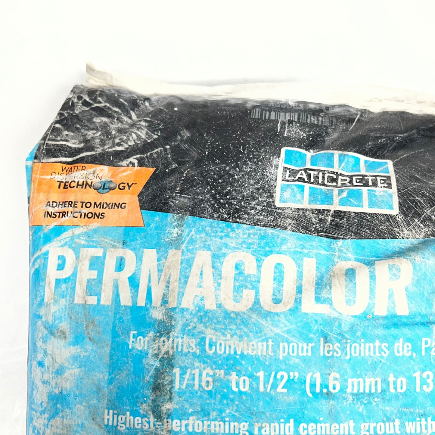 ZA@ LATICRETE Permacolor Grout High Performance Cementitious Tile Grout 20lbs 09 Frosty (As-Is)