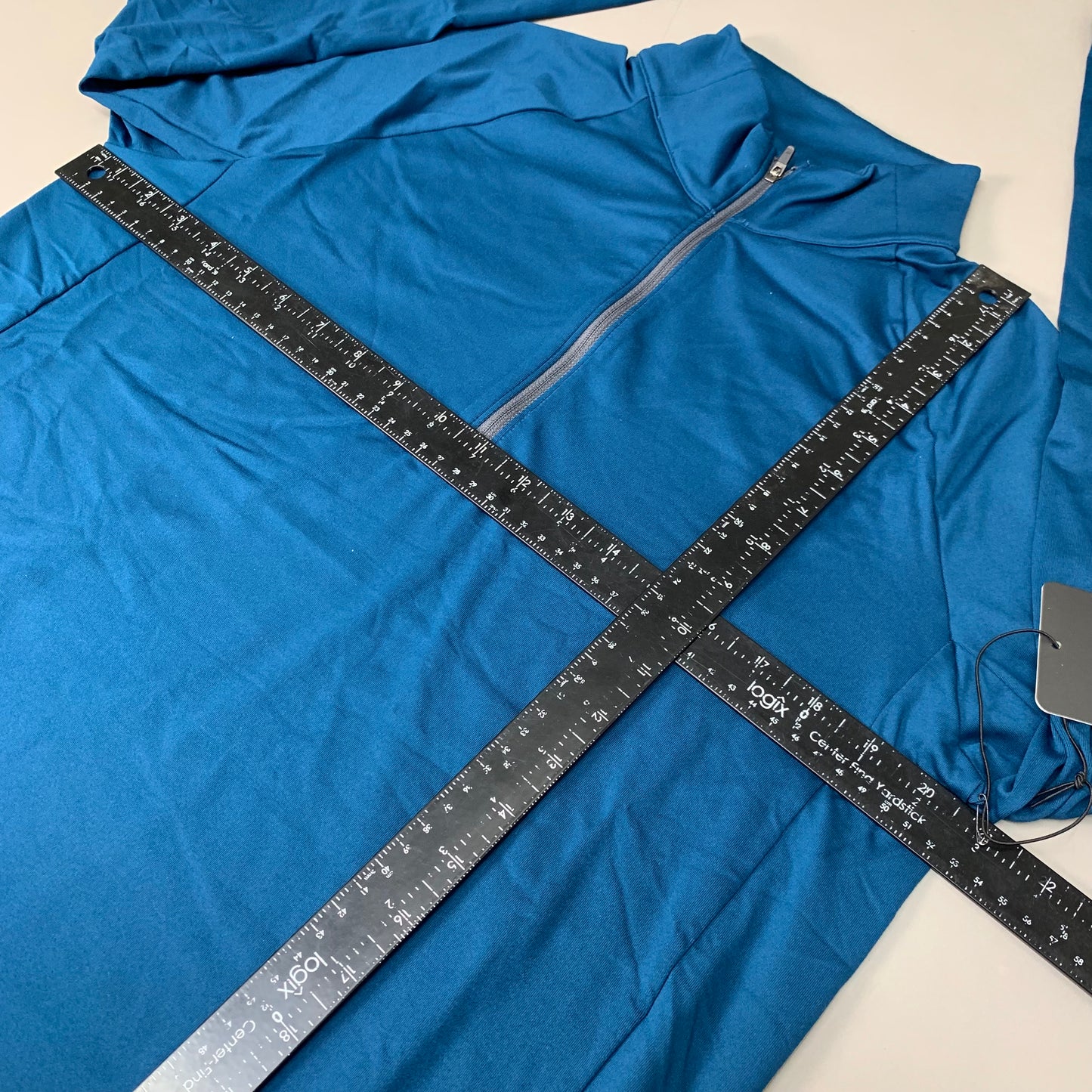 NATHAN Tempo 1/4 Zip Long Sleeve Shirt 2.0 Men's Medium Sailor Blue NS50960-60062-M (New)