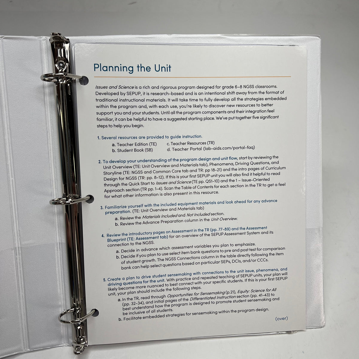 LAB AIDS Issues & Life Science Reproduction Teacher Ed Revised 3rd Ed W/ Binder