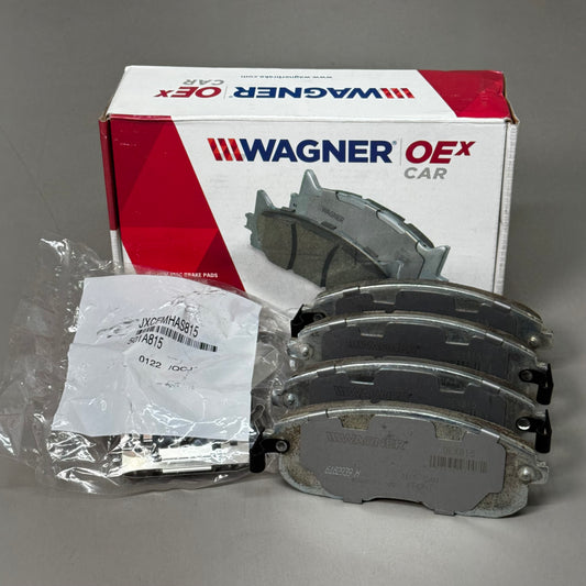 WAGNER OEx Premium Ceramic Disc Brake Pad Set 5 1/2" x 2" OEX815