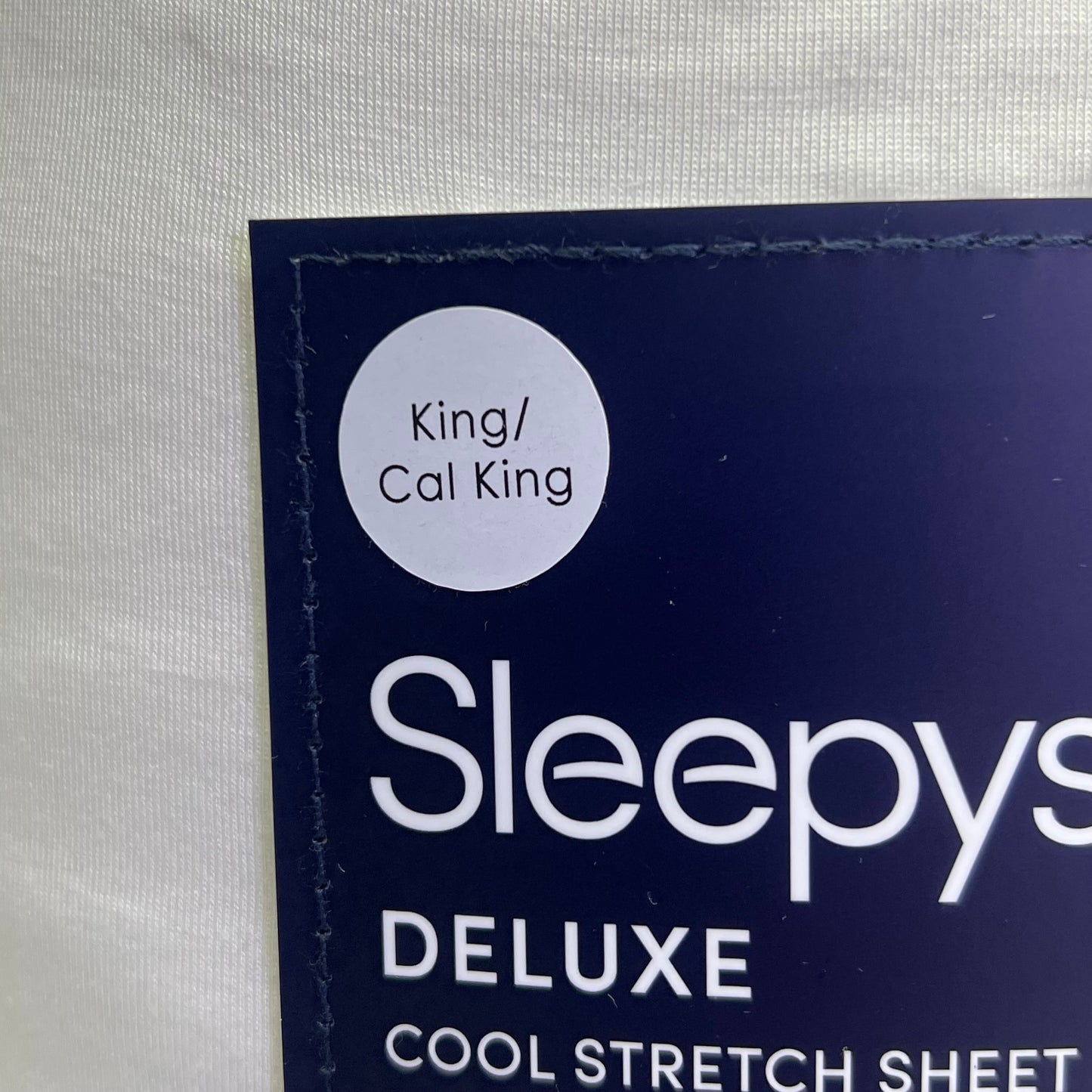 SLEEPY Deluxe Cool Stretch Sheet Set Egyptian Cotton King/Cal White SLPS-KCK-WH