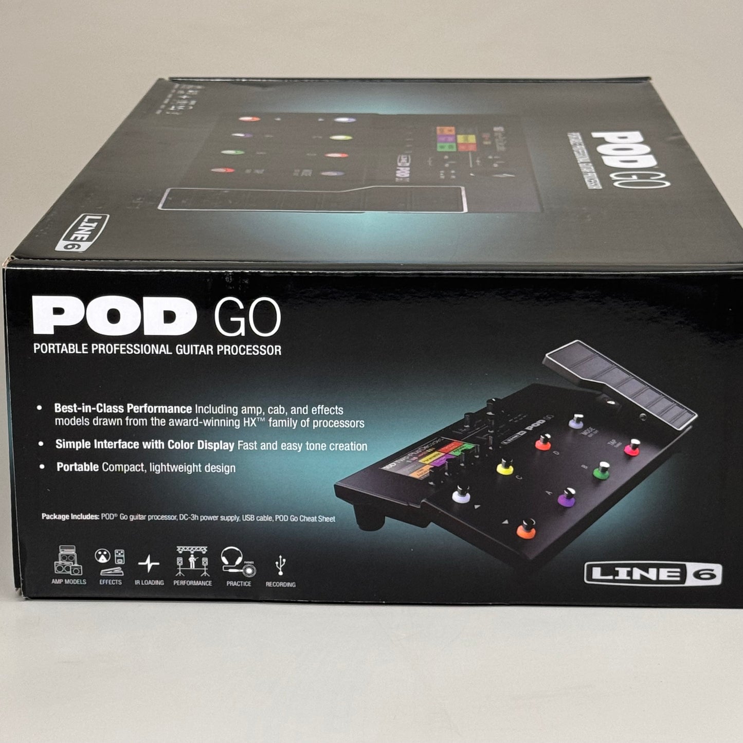 POD GO Guitar Portable Professional Guitar Multi-Effects Processor 99-060-2705