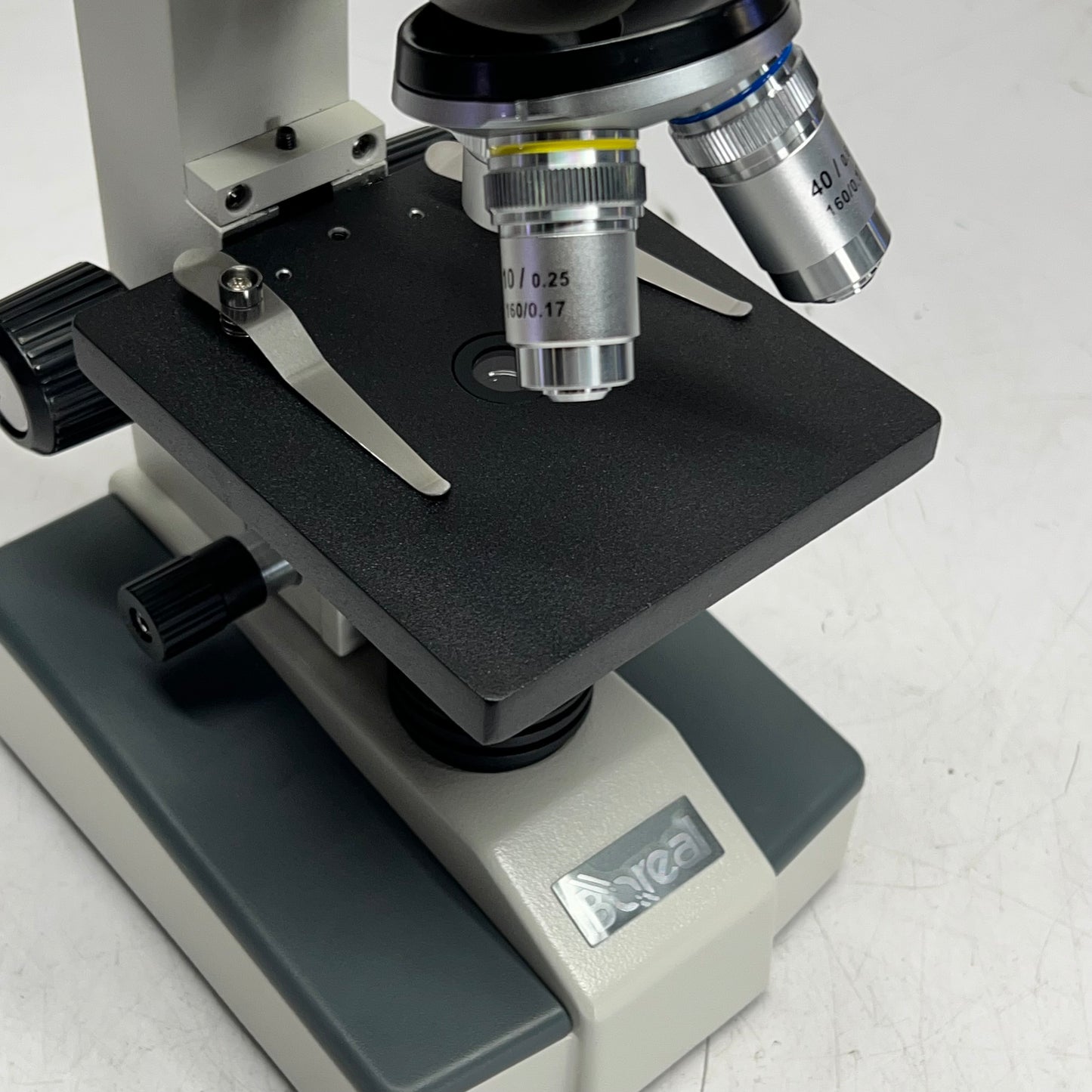 BOREAL National C1028 Monocular Microscope & Sample Tubes White 470135-366