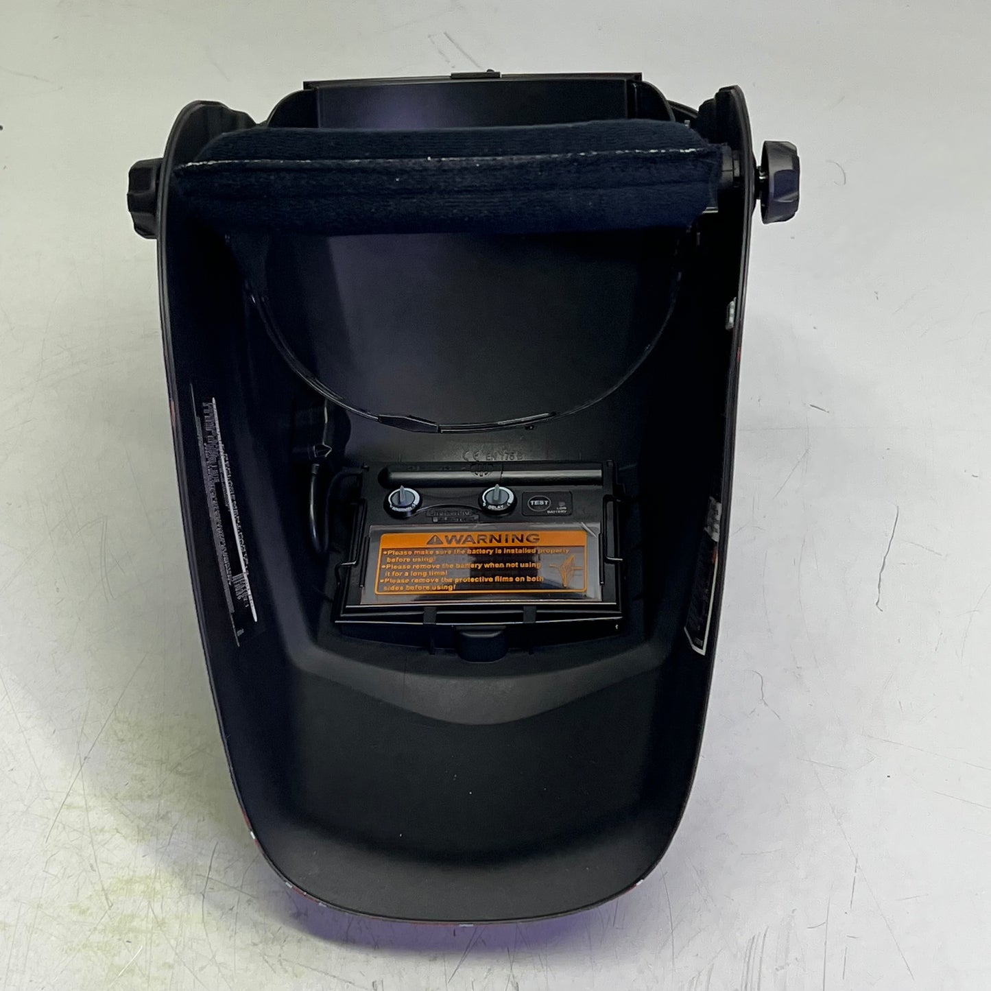 LINCOLN ELECTRIC Red Fierce Welding Helmet 7-13 Shade Red/Black K3063-1