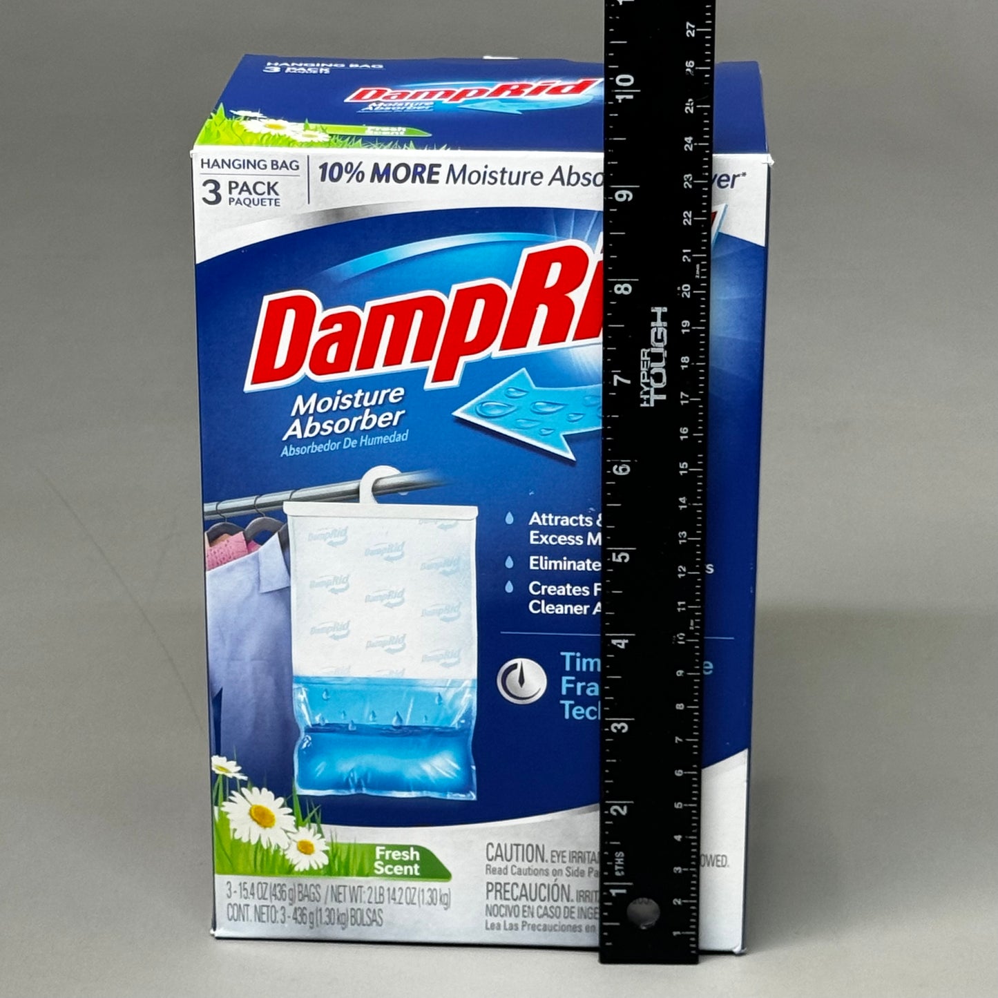 DAMPRID (2 BOXES, 6 BAGS TOTAL) Fresh Scent Moisture Absorber 15.4 oz S3345MM