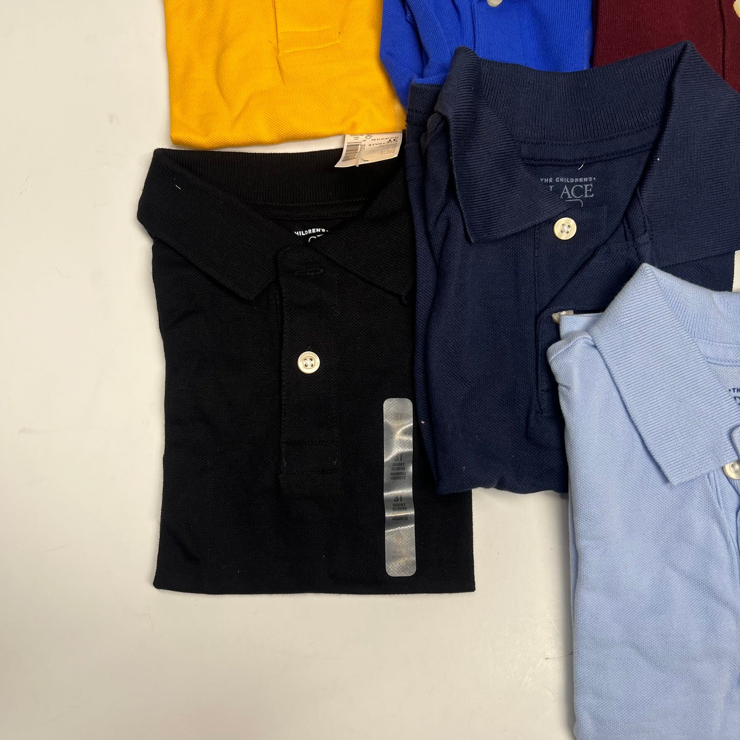 ZA@ (LOT OF 7) Assorted Polo Shirts 3 Button Up Collared Boy's Sz 3T Multicolor