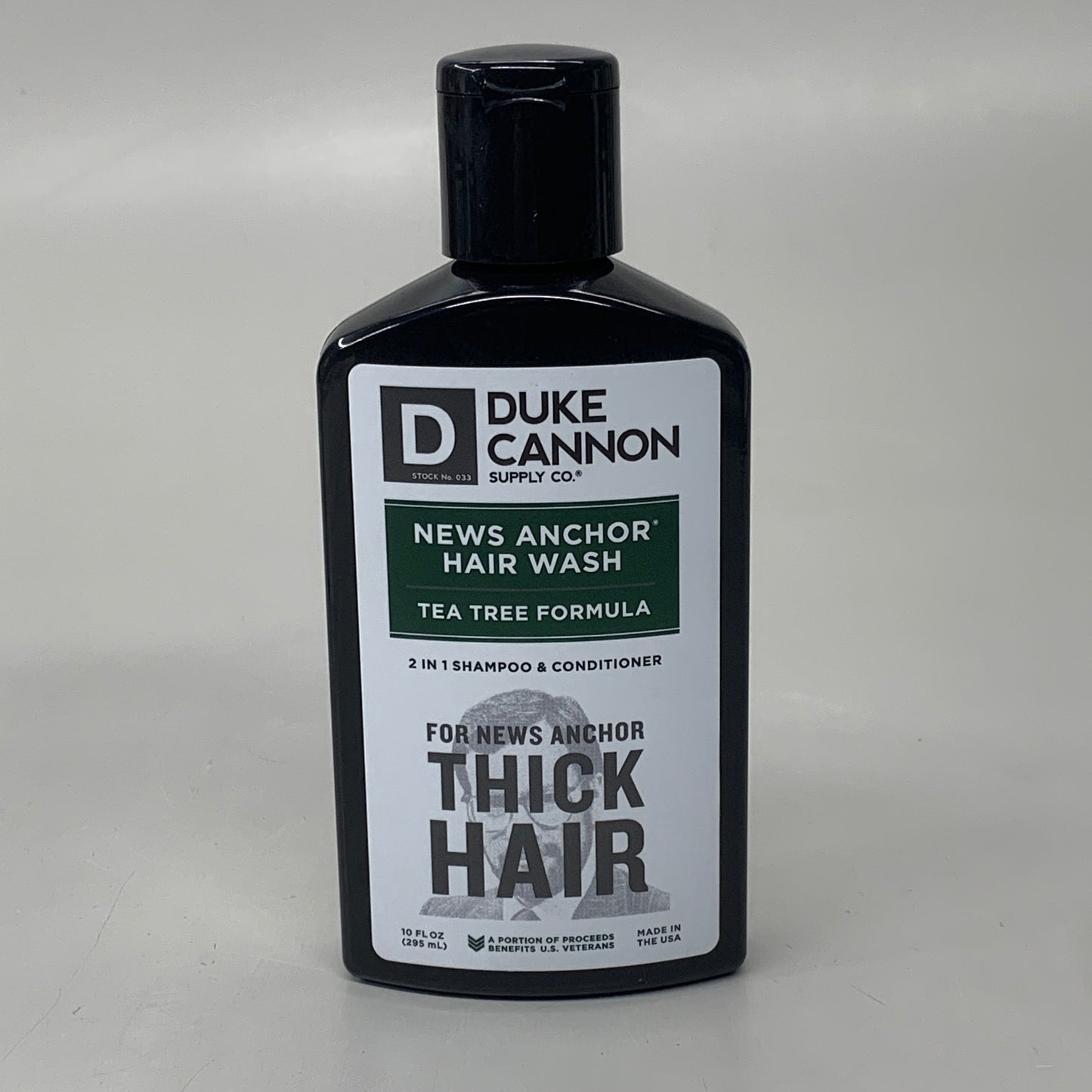 DUKE CANNON (3 PACK) News Anchor 2-in-1 Hair Wash Tea Tree 10 Fl oz