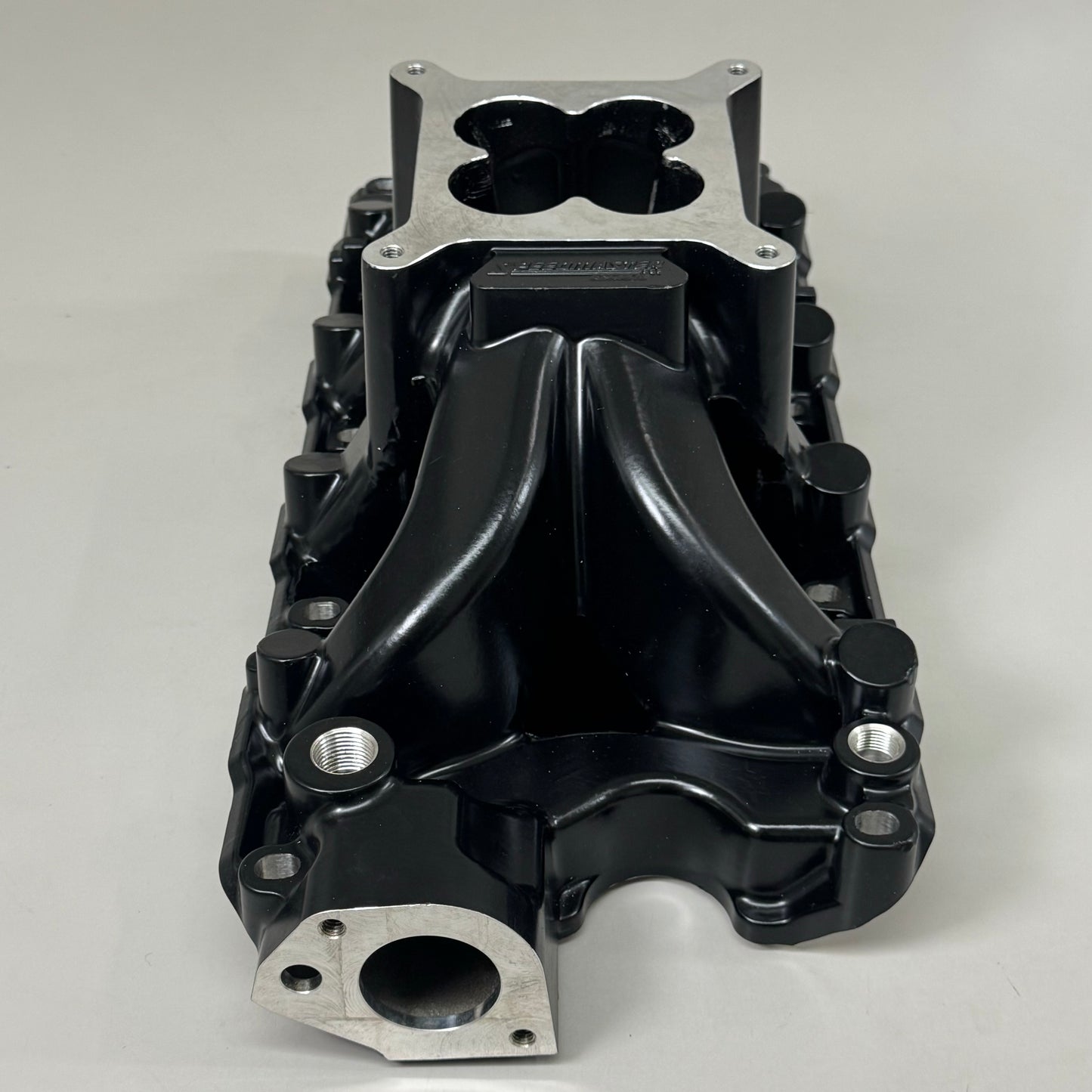 SPEED MASTER Windsor Parker-Style HiRise Intake Manifold Ford Black SB 1-147-060