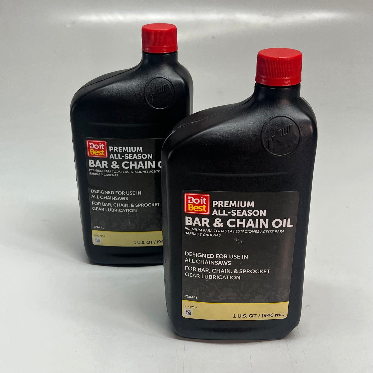 ZA@ DO IT BEST (2 PACK) Premium All-Season Bar & Chain Oil Extend Life  1 Quart  720441 A