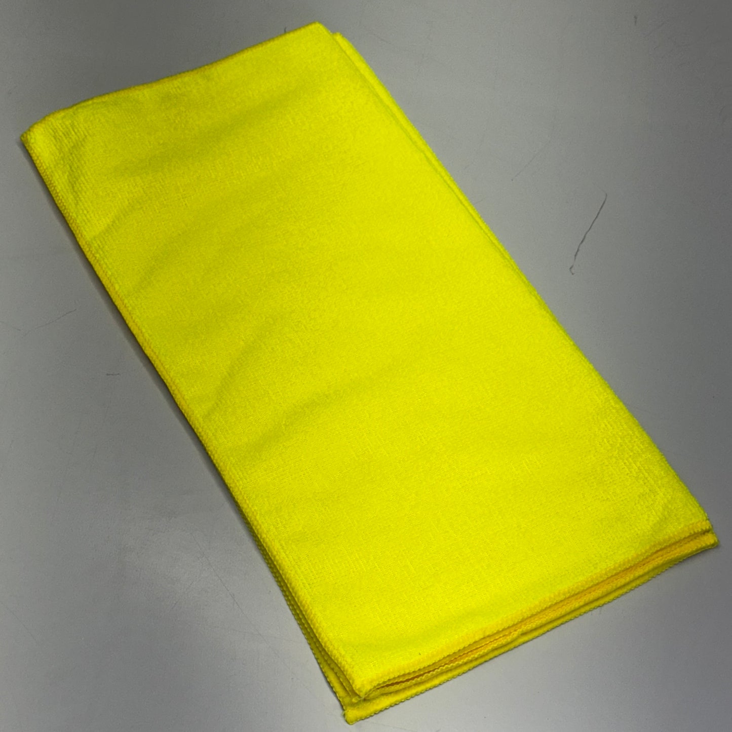 12 PACK! Yellow Microfiber Towel 16" x 16" MS-YE40200