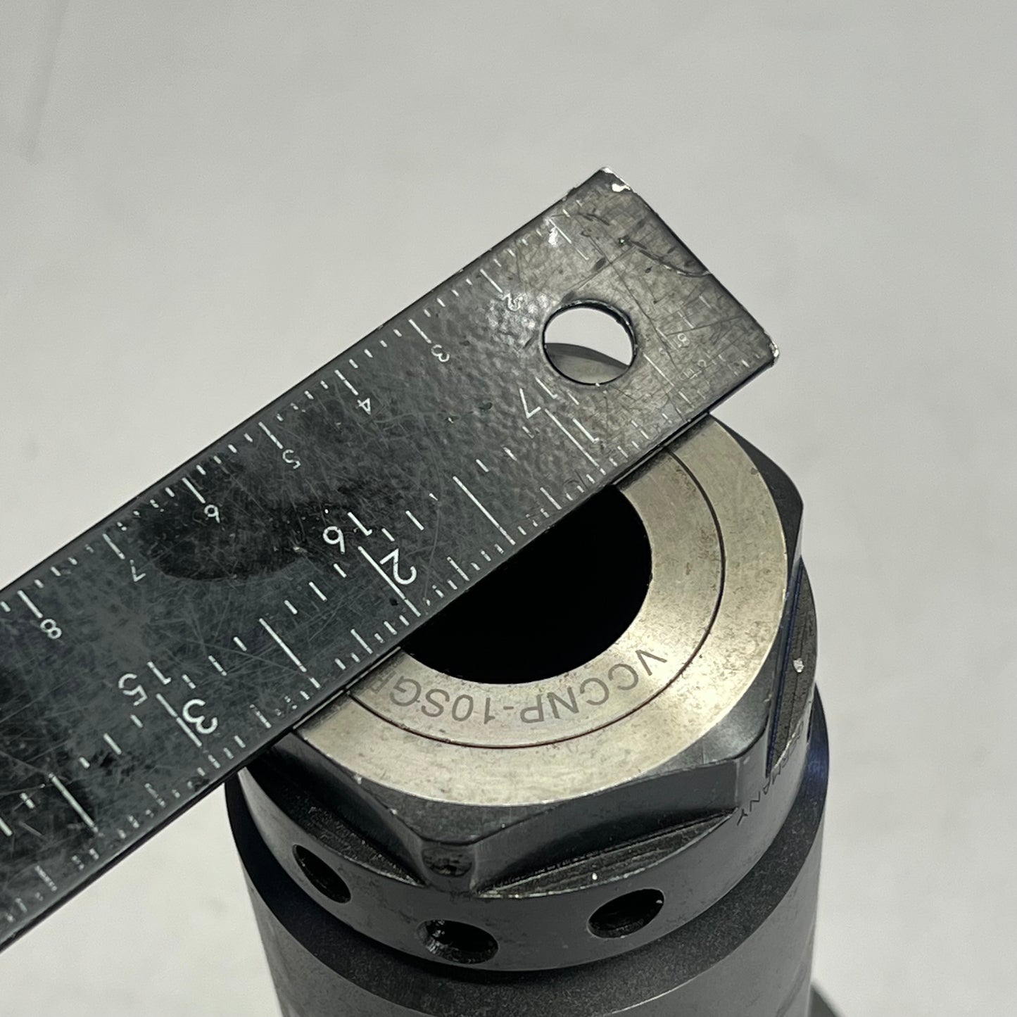 Cat 50 Taper Shell Mill Holder ~ 1-1/4" Bit Hole Dia VCCNP-10SGF (Used)