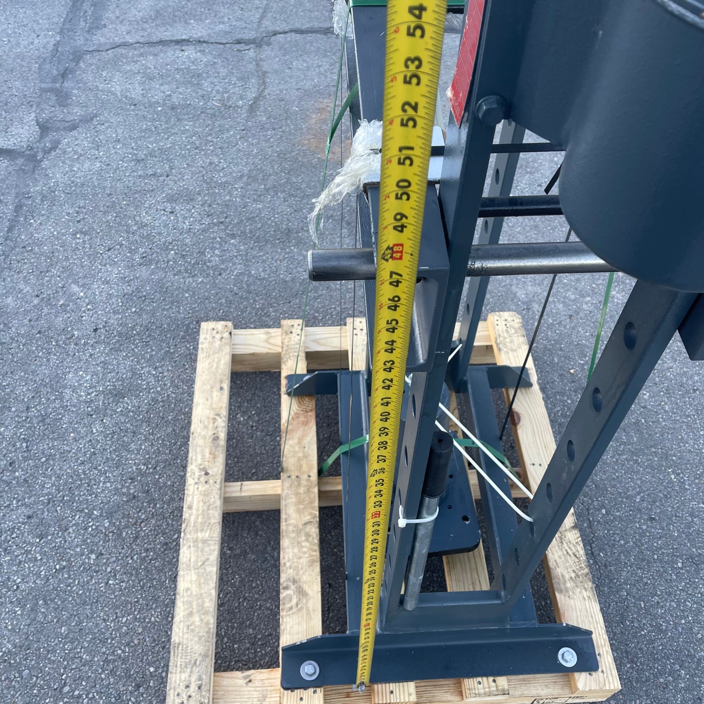 Z@ DAKE 20-Ton H-Frame Hydraulic Press 74.8”x33.5”x25.5” Grey 20 H (AS-IS)