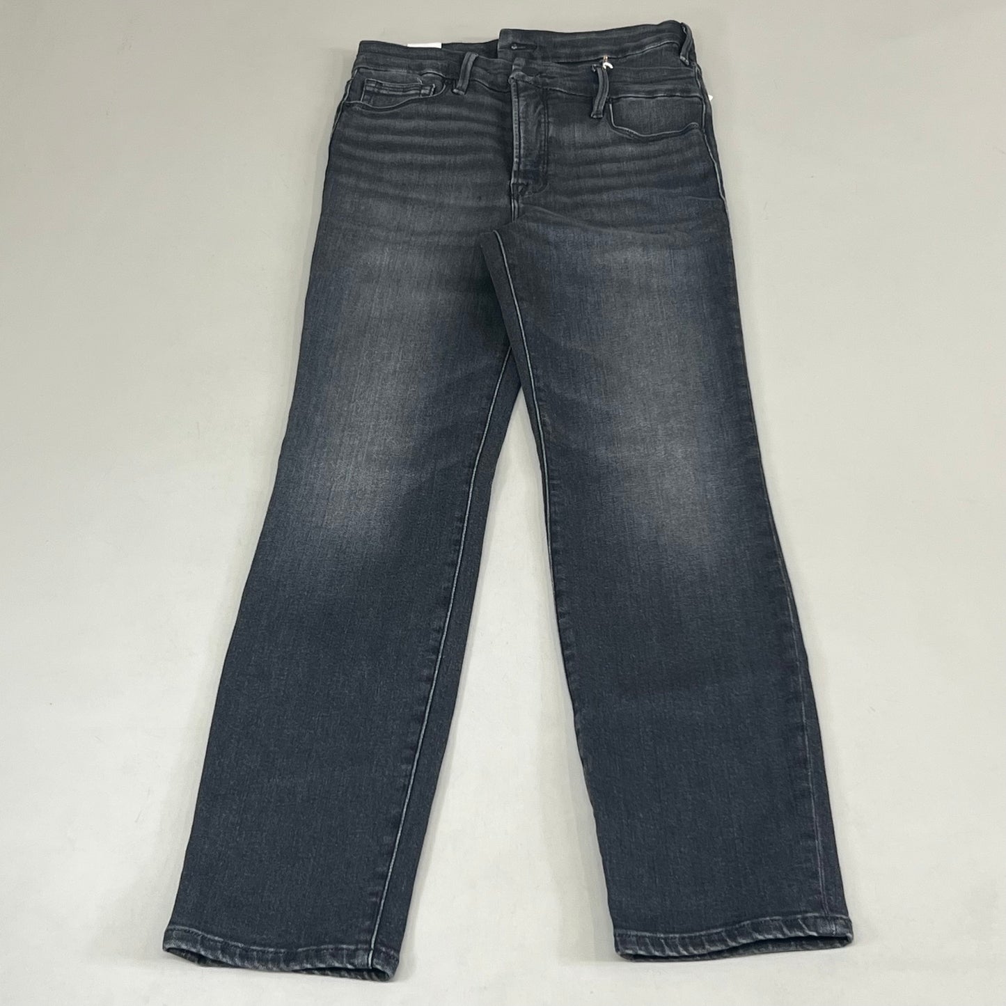 GOOD AMERICAN Good Classic High Rise Jeans Women's Sz 0 Black219 GCCO014BTP