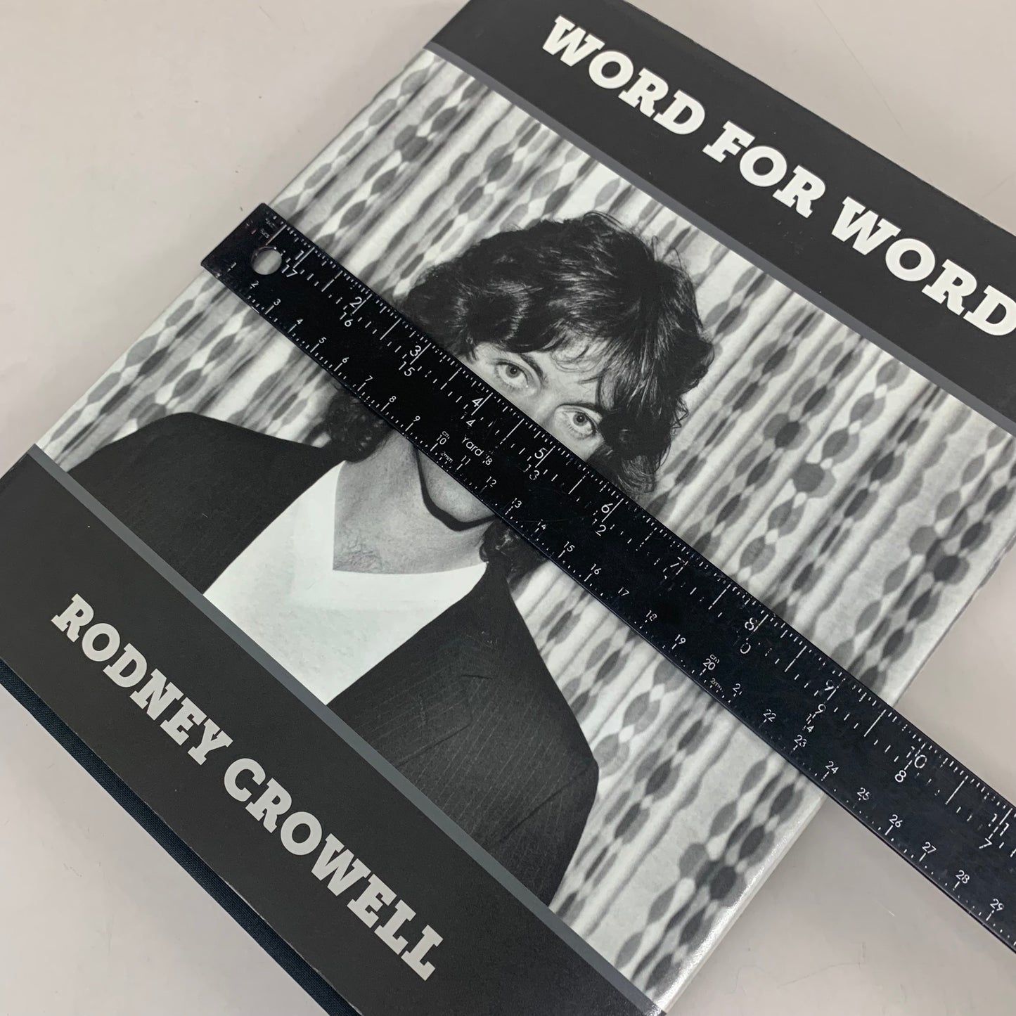 BMG Rodney Crowell Word For Word (Used Good-See Images) 248 Pages