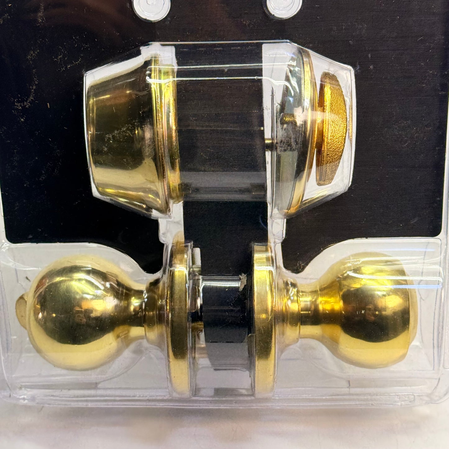 KWIKSET Keyed Entry W/ Single Cylinder Deadbolt Polo Polished Brass 96900-250