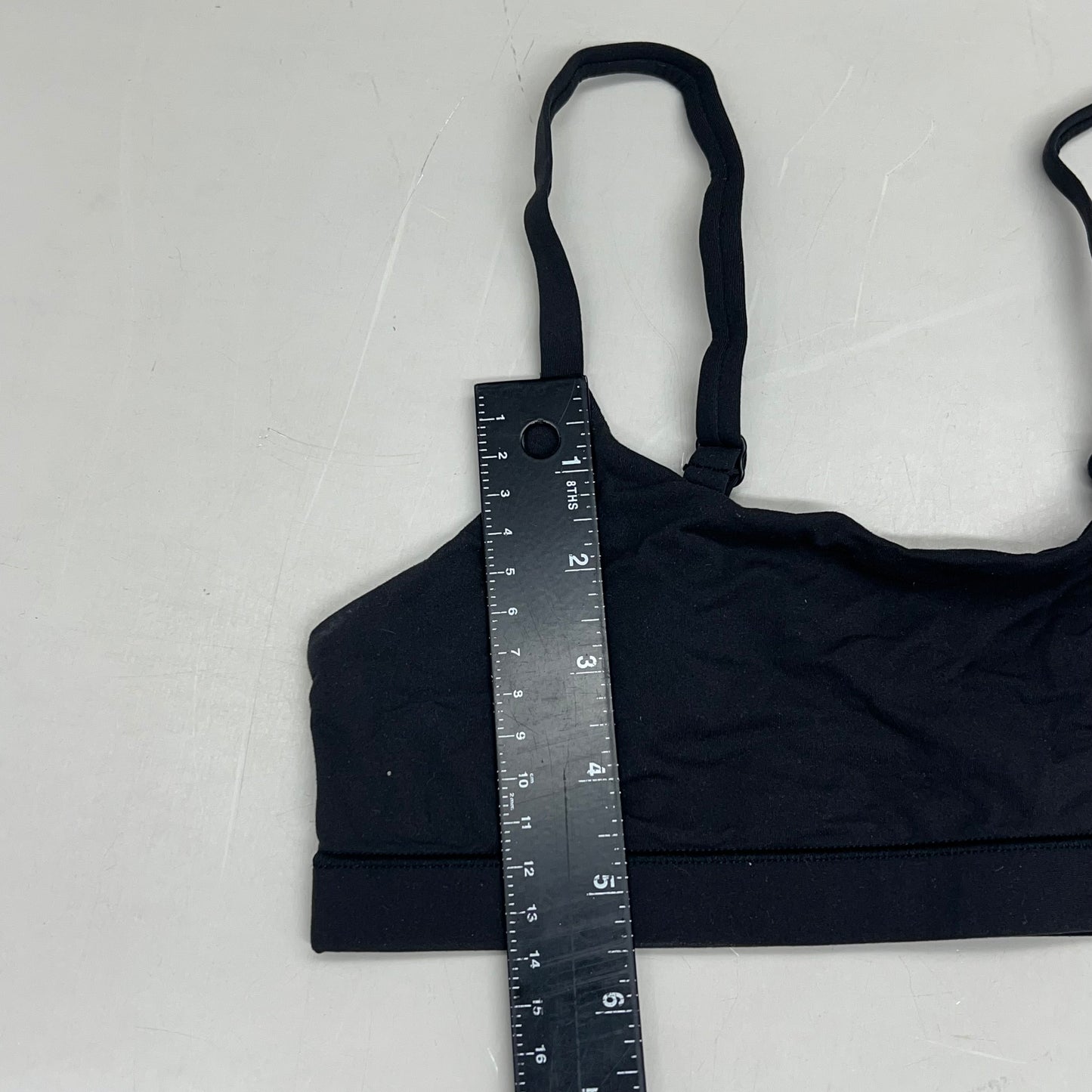 SKIMS Buttery Soft Fits Everybody Scoop Bralette Women's Sz S Onyx BR-SCN-2025