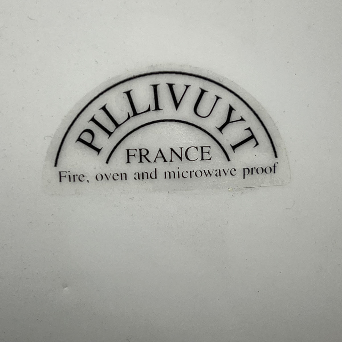 PILLIVUYT Footed Porcelain Tulip Bowl White Made in France 13" White