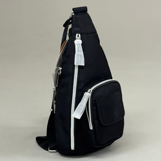 BULLDOG CASES Sling Bag W/ Gun Holster 14"x7"x5" Black