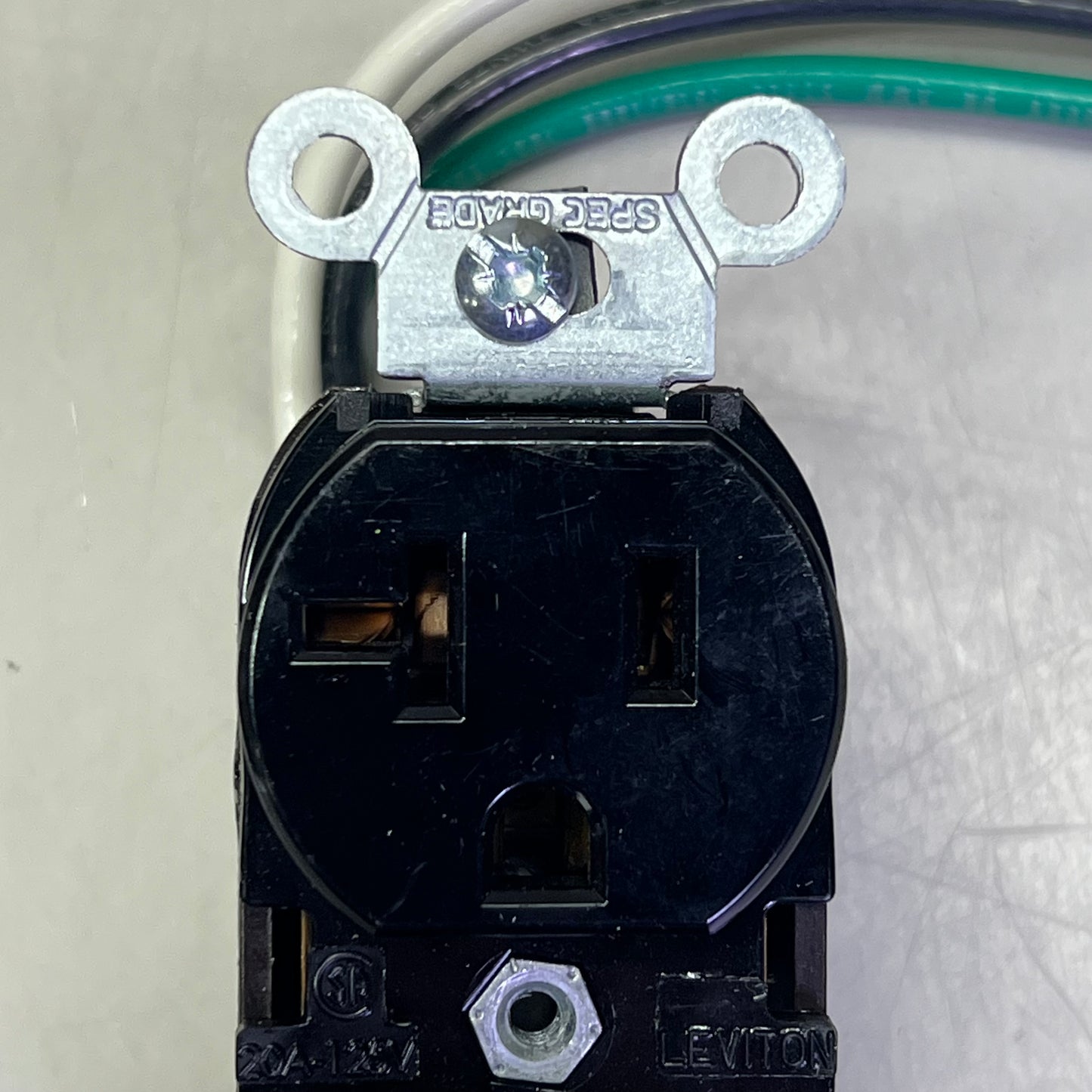 LEVITON (3 PACK) Duplex Receptacle/Outlet Industrial Grade Black 5362-LE