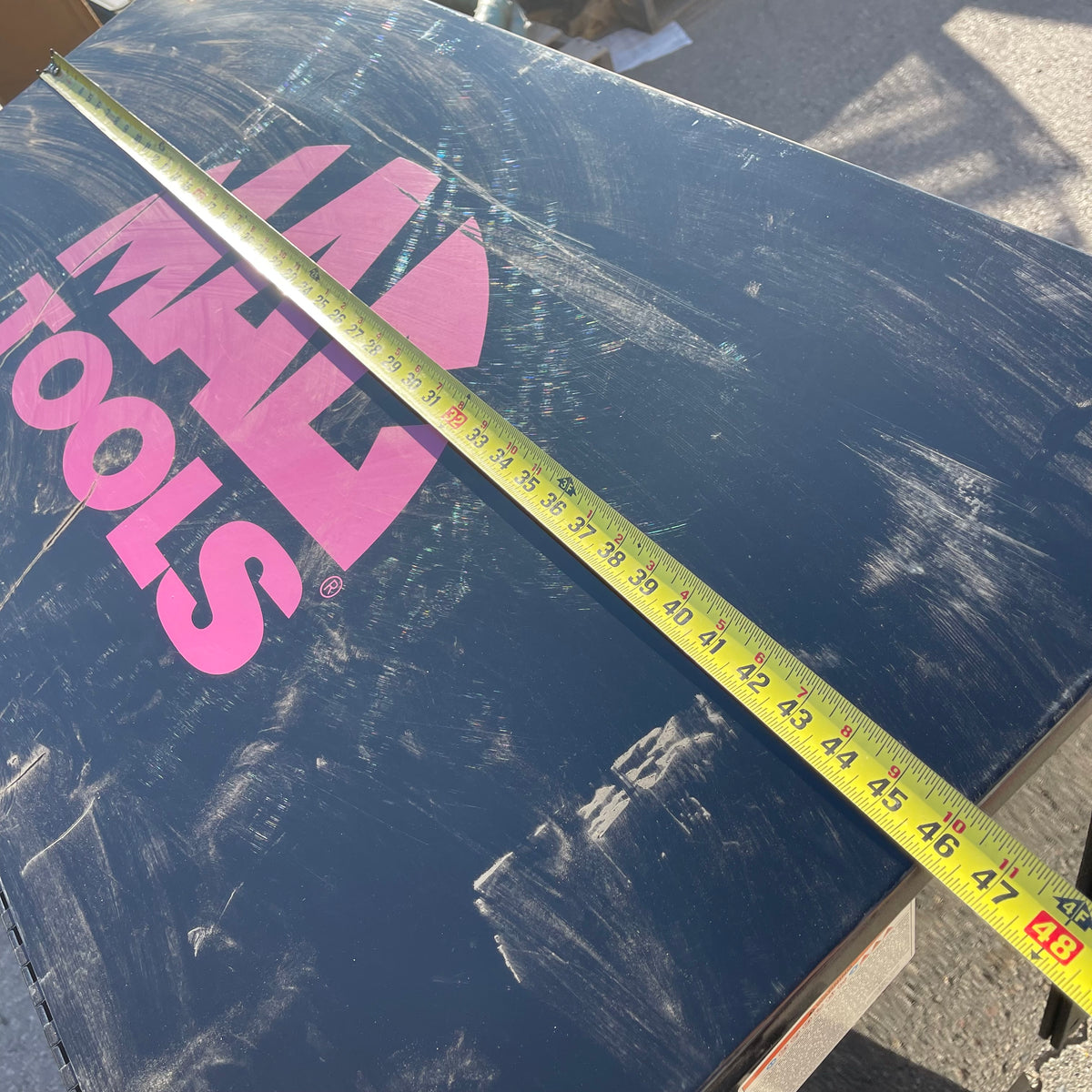 MAC TOOLS 7-Drawer Vertical Power Drawer Cart Black w/ Pink Cancer Awareness Decals