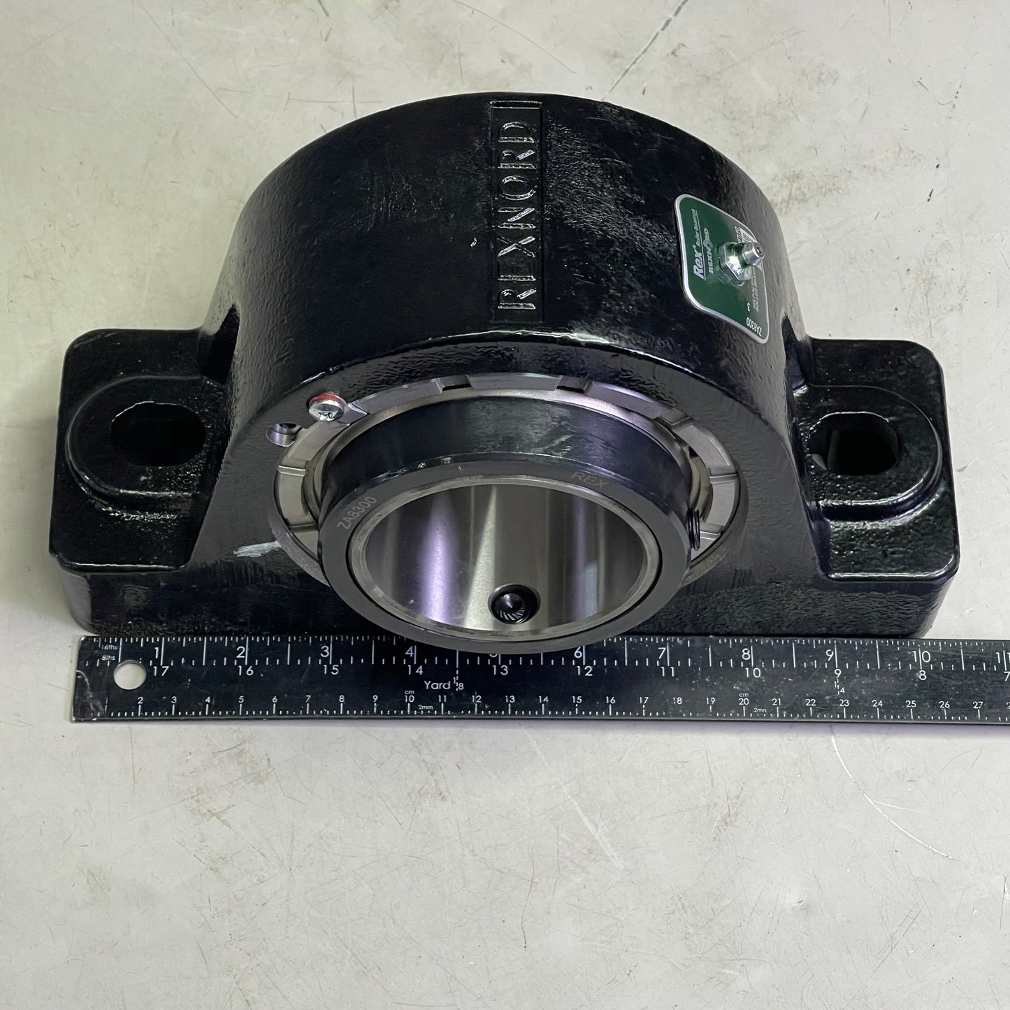 REXNORD Pillow Block Roller Bearing 3" Bore Diameter Cast Iron ZA8300