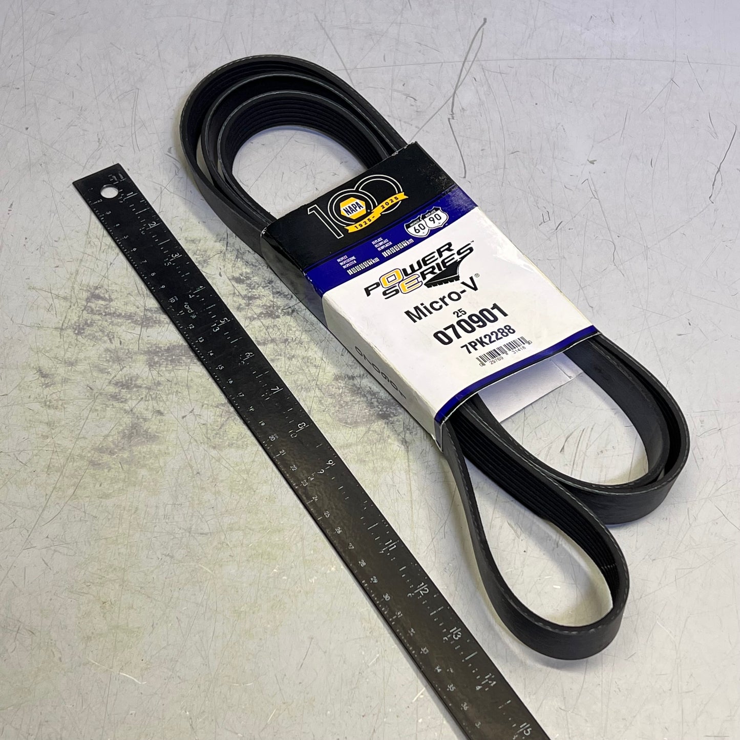 NAPA Automotive V-Ribbed Belt For Jeep & Toyota K07 15/16" X 90 5/8" 25070901