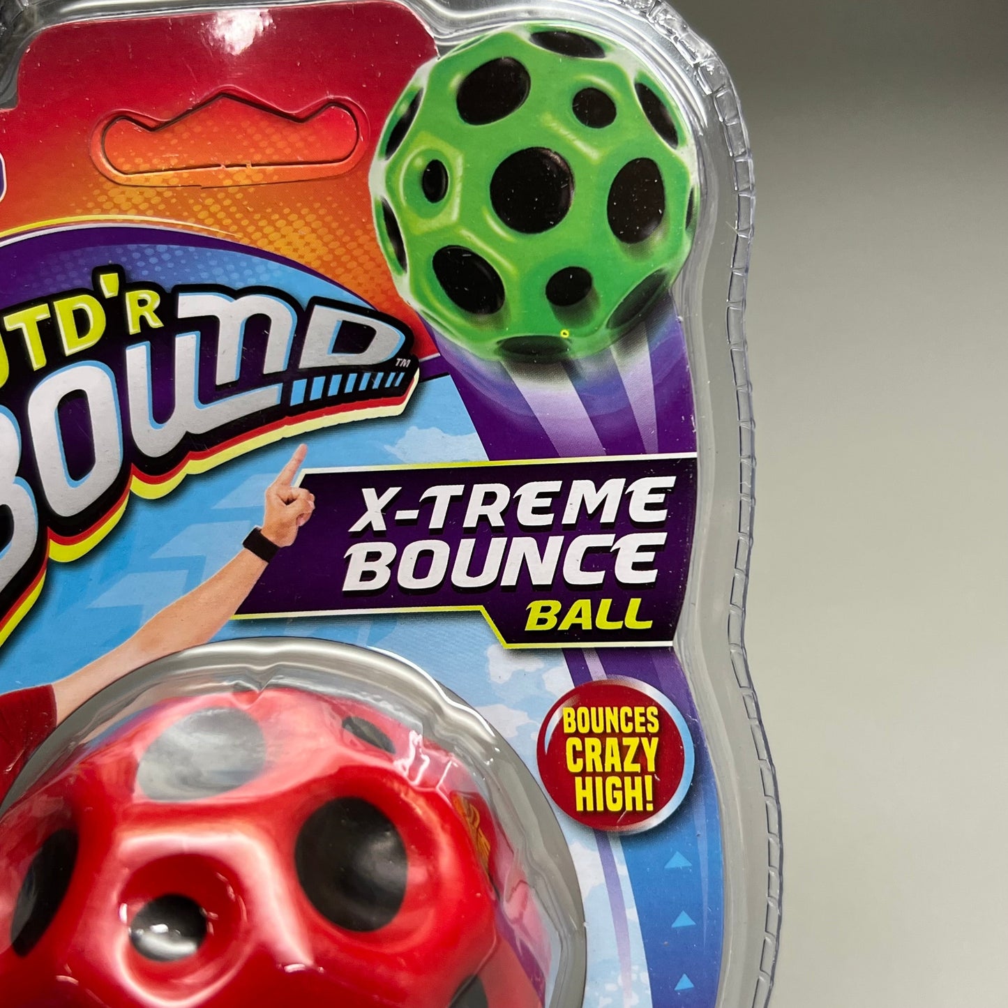 JA-RU OUTD’R BOUND (4 Pack) X-Treme Bounce Balls Assorted Colors 5131