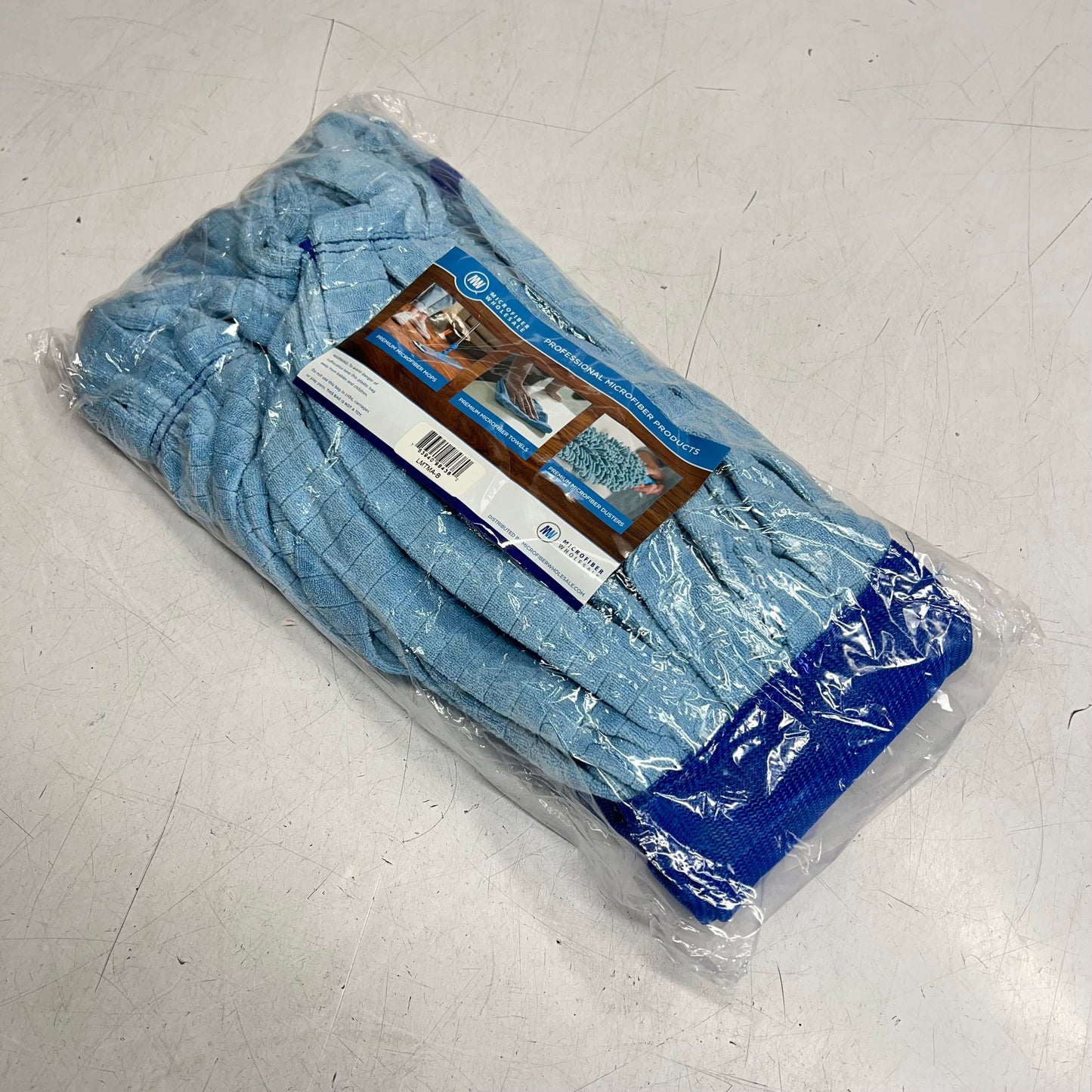 MICROFIBER WHOLESALE Professional Microfiber Mop 13" L X 6"W Blue LMTMA-B