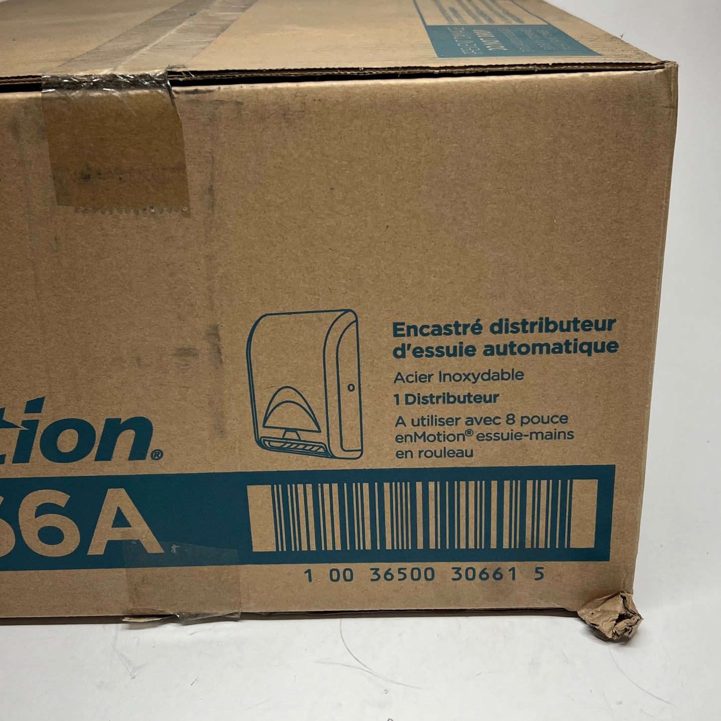 GEORGIA PACIFIC Enmotion Recessed Automated Roll Towel Dispenser 8" 59466A