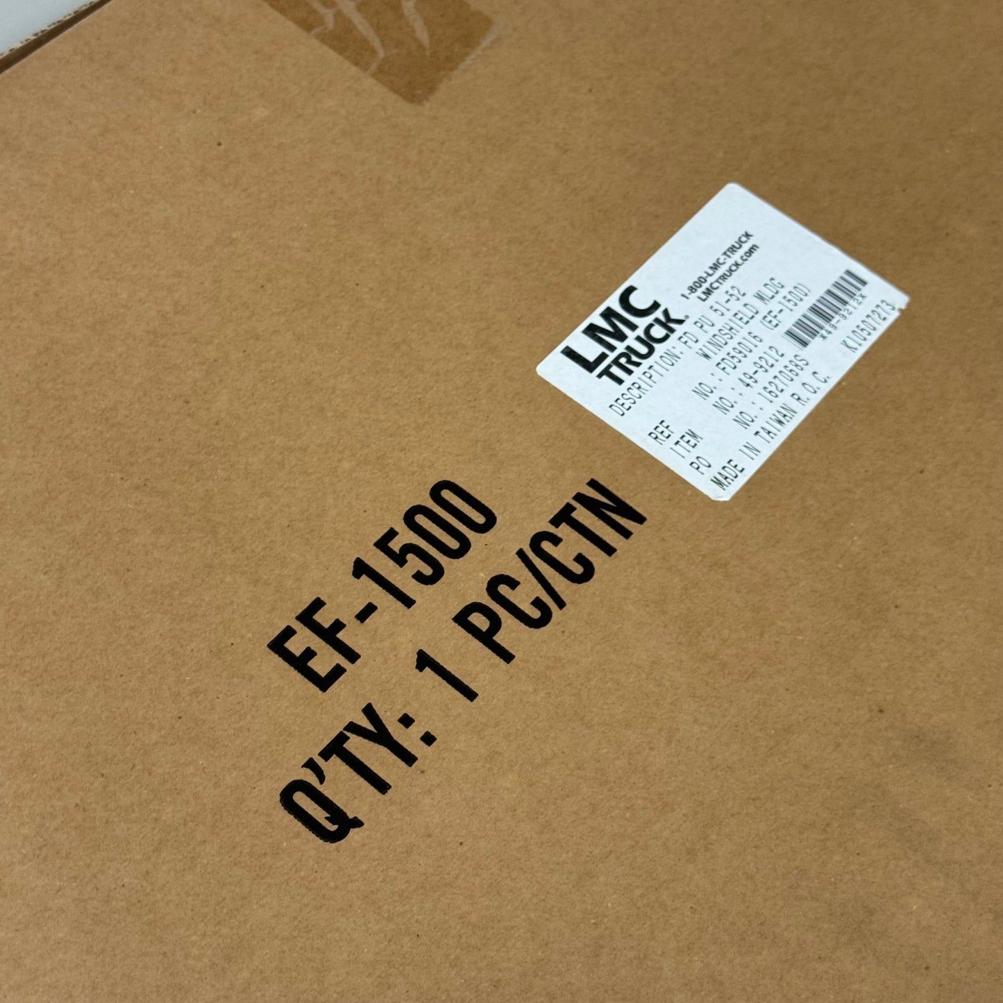 AMD Windshield Molding For Ford Pick Up 1951-1952 45"x16" Chrome 49-9212