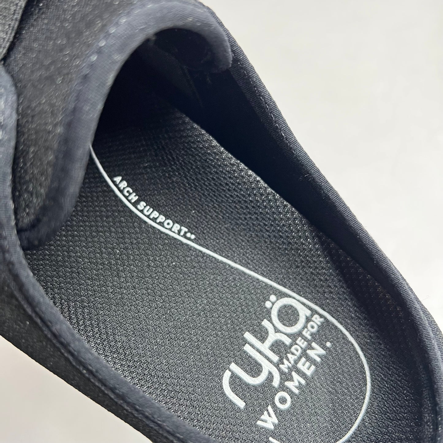 RYKA Washable Athletic Mules Lounge Comfort Sneakers Women's Sz 10W Black