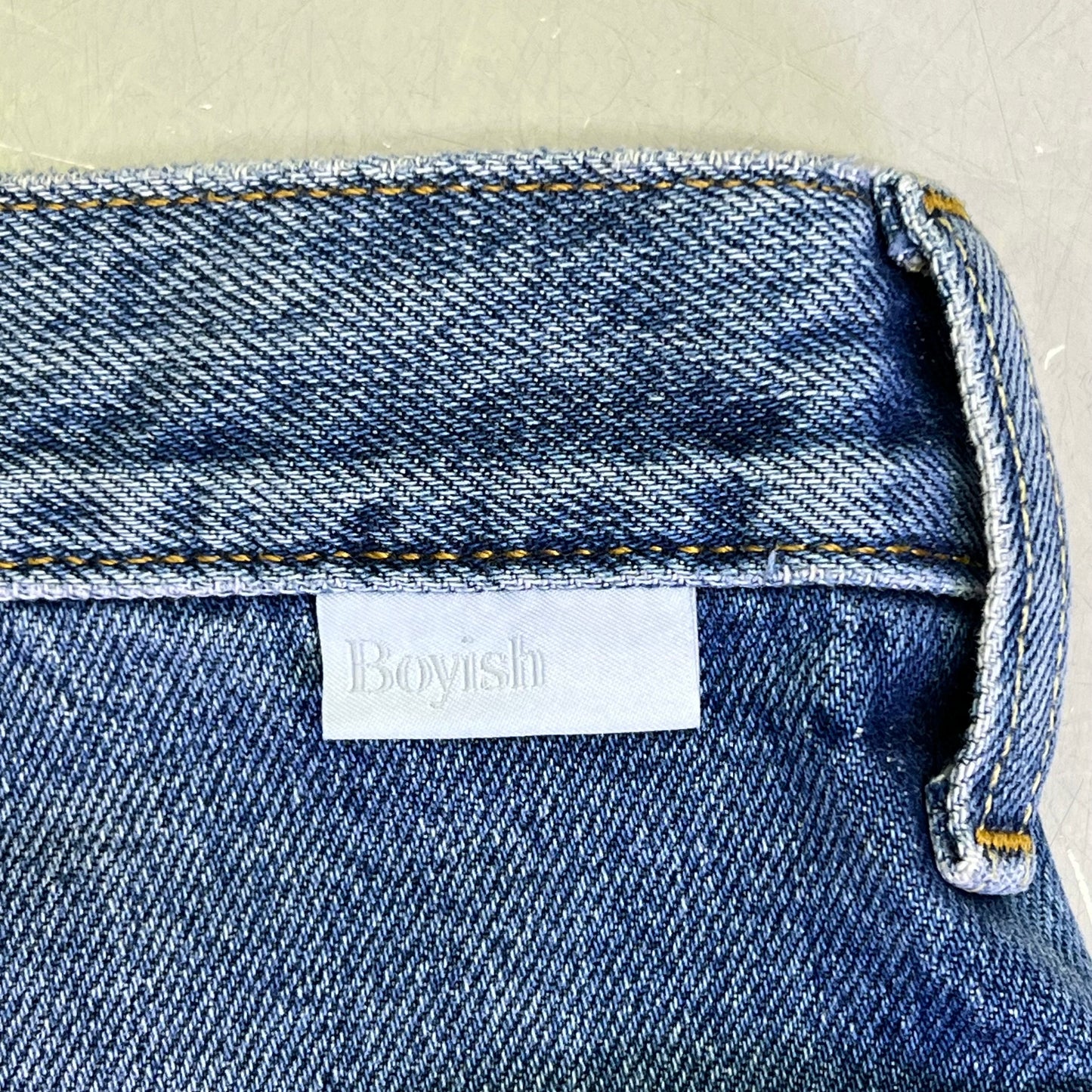 BOYISH BY HER Straight Leg Pant Classic Women's Sz 26 Freaks (Medium Washed)