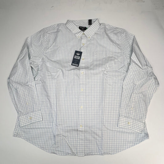 DOCKERS Signature Stain Defender Shirt Classic Fit Men's Sz XXL White A42520153