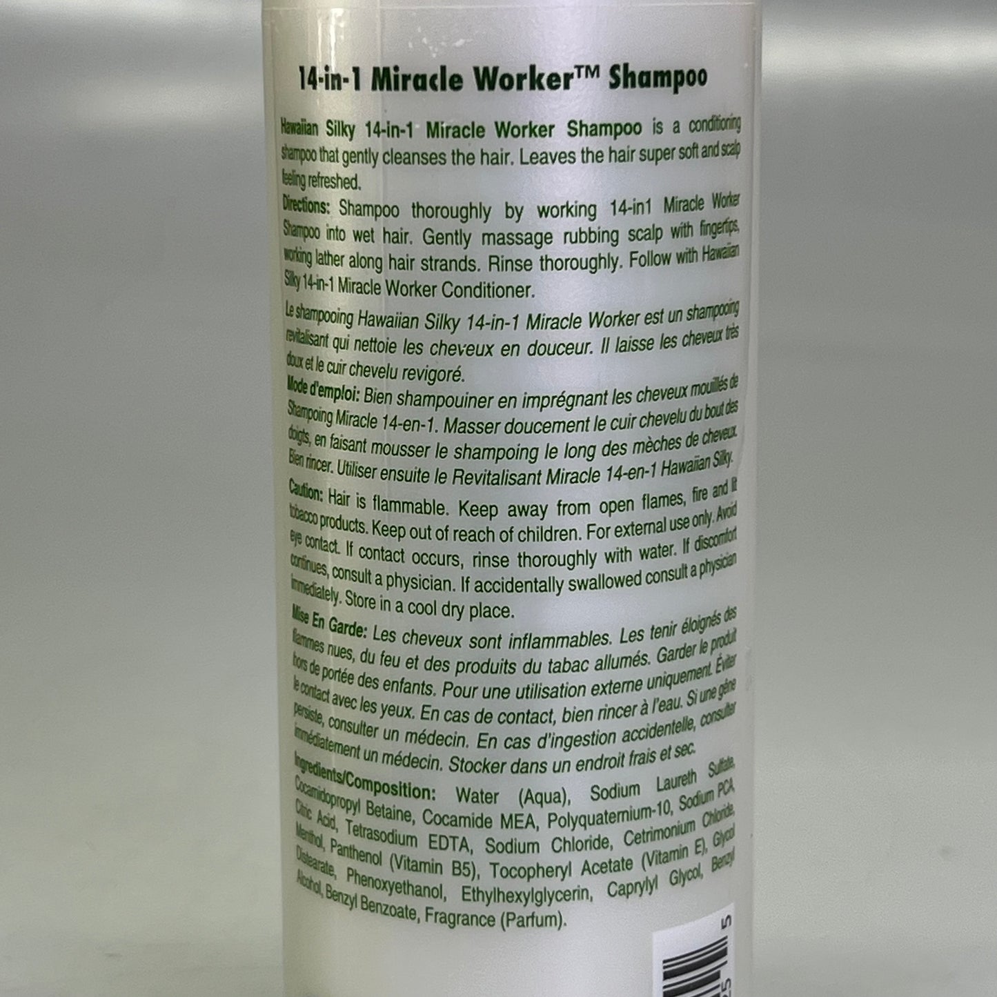 HAWAIIAN SILKY Miracle Worker 14 In 1 Shampoo 16 fl oz White LAB10031-2