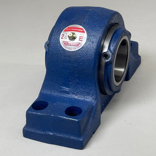 ROYERSFORD Type E 4-Bolt Pillow Block Bearing 2-7/16" Dual Locking 20-04-0207