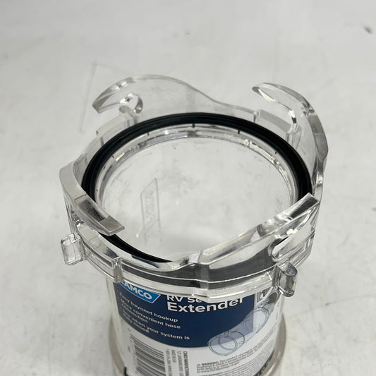 CAMCO Durable Polycarbonate Rv Sewer Hose Extender   5" Transparent 39572
