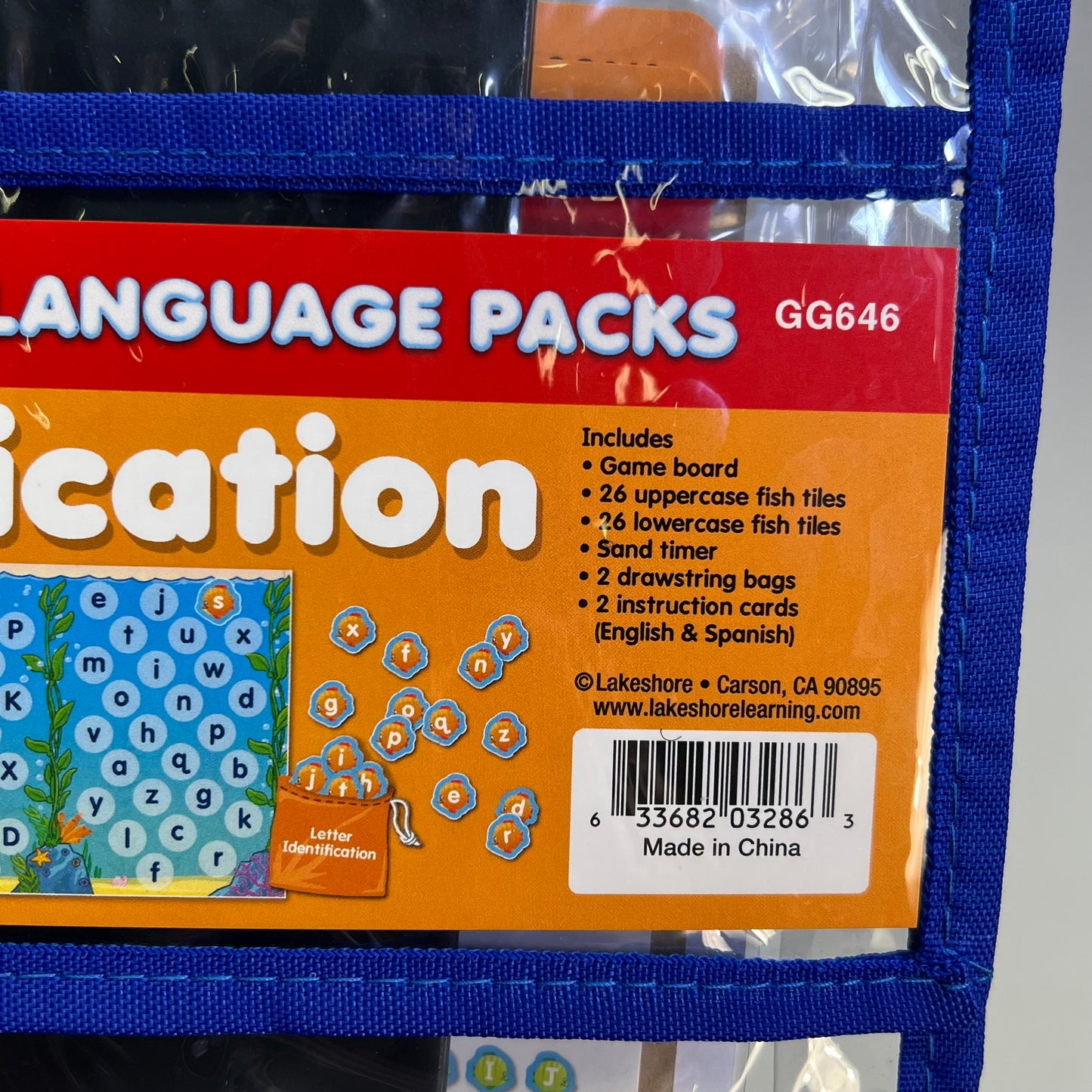 LAKESHORE Letter Identification Family Engagement Pack Ages 3-5 yrs GG646