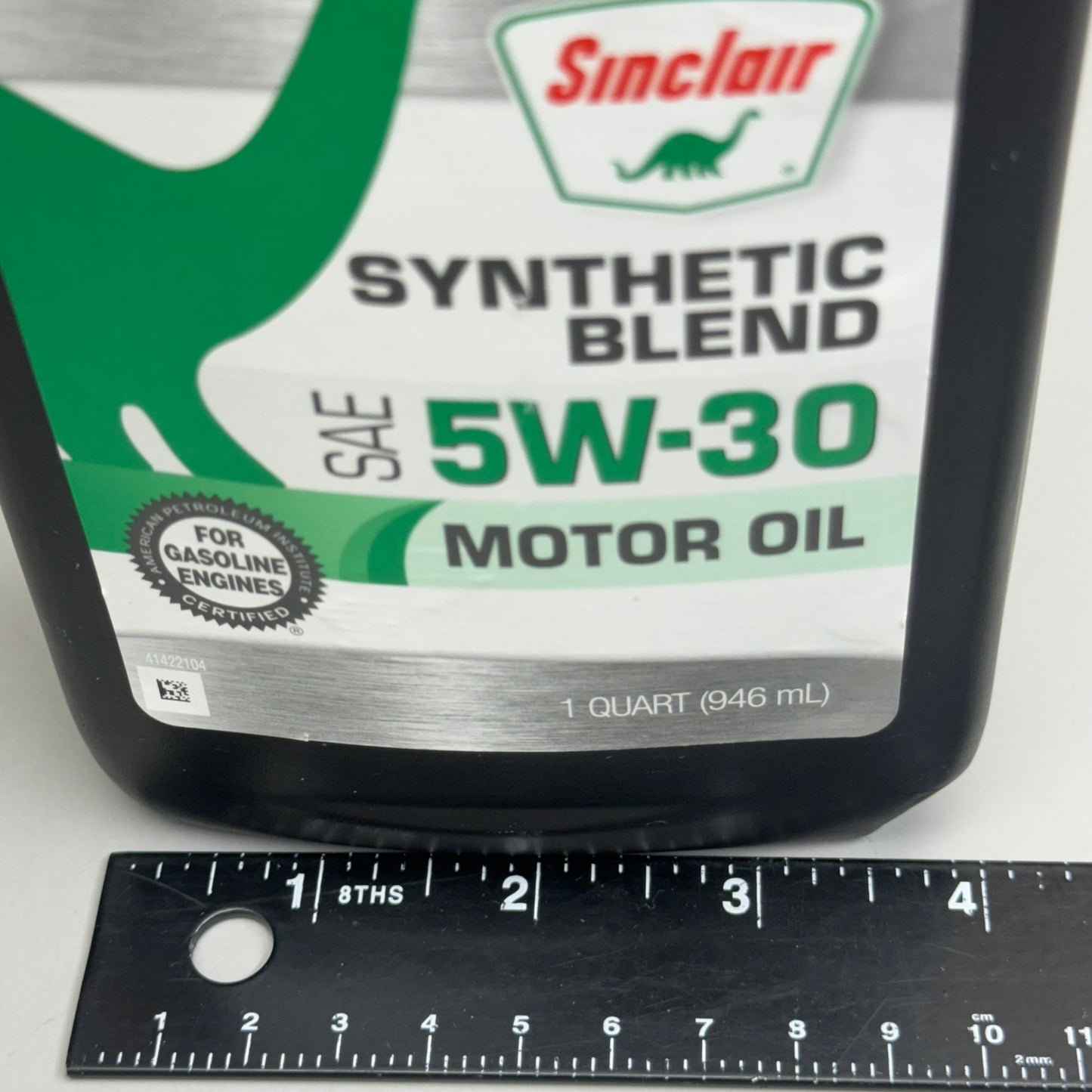 SINCLAIR (6 PACK) Synthetic Blend SAE 5W-30 1QT 9” x 4” x 2” (New, No Box)