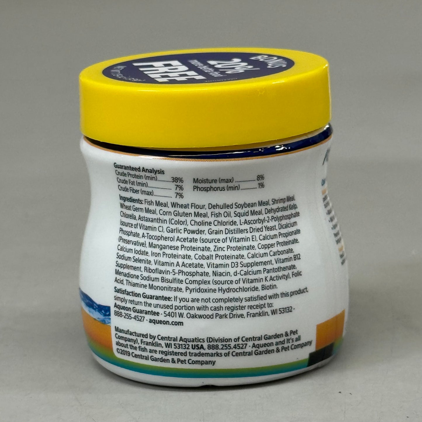 AQUEON (48 PACK) Betta Color Enhancing Pellets Food for Daily Feeding .95 oz